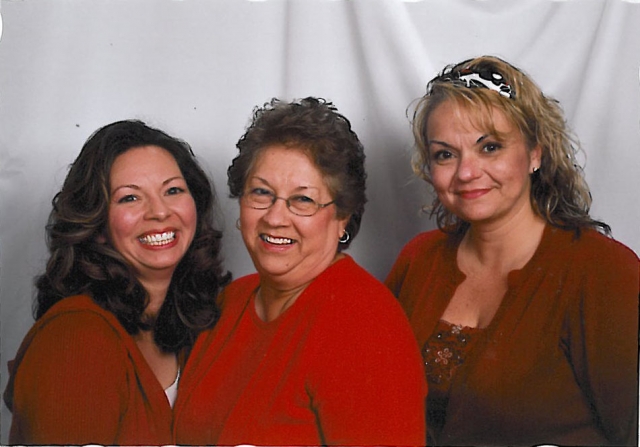 Berta Guardiola Wilkerson and her lovely daughters, Tracy & Kim.